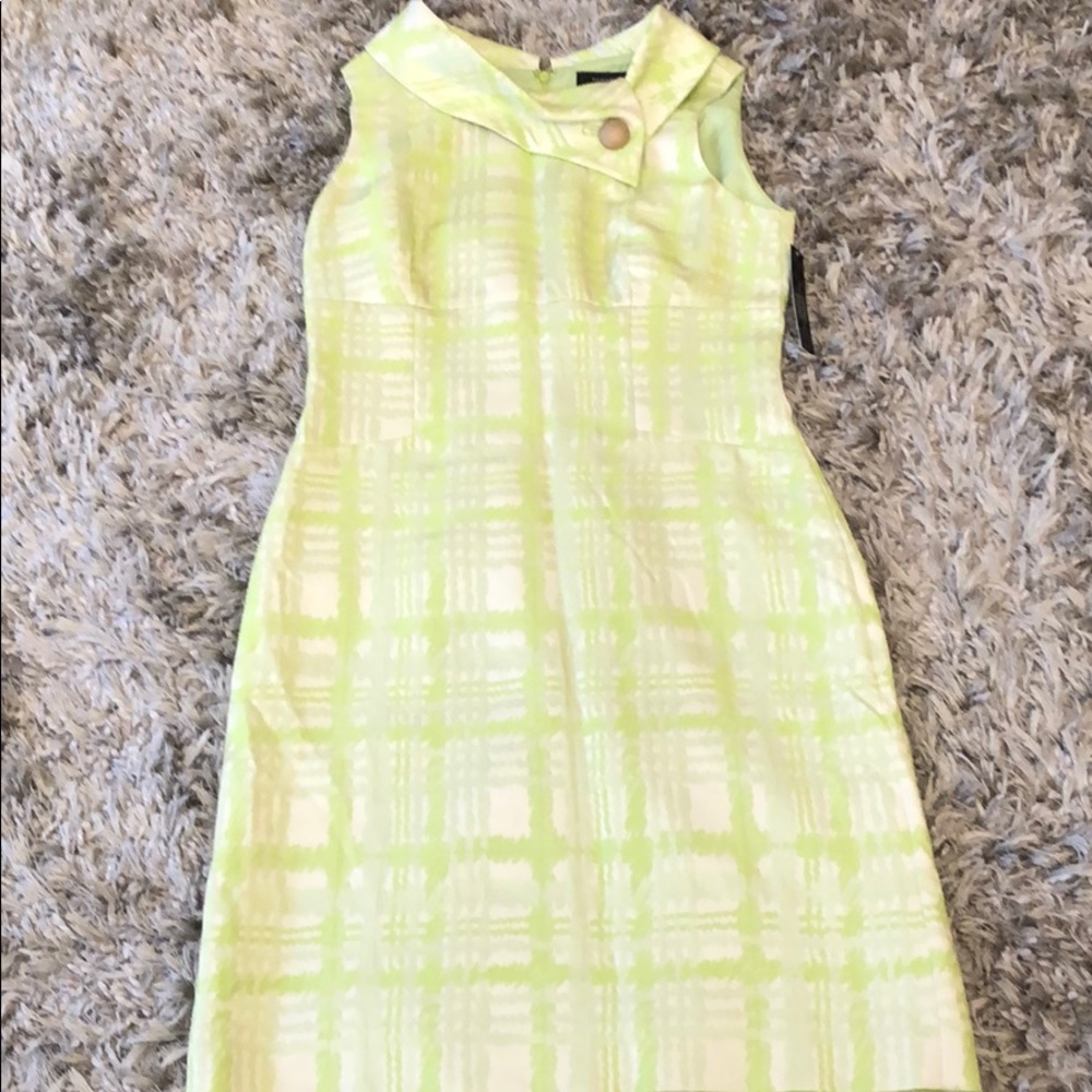 Tahari Green Spring Dress